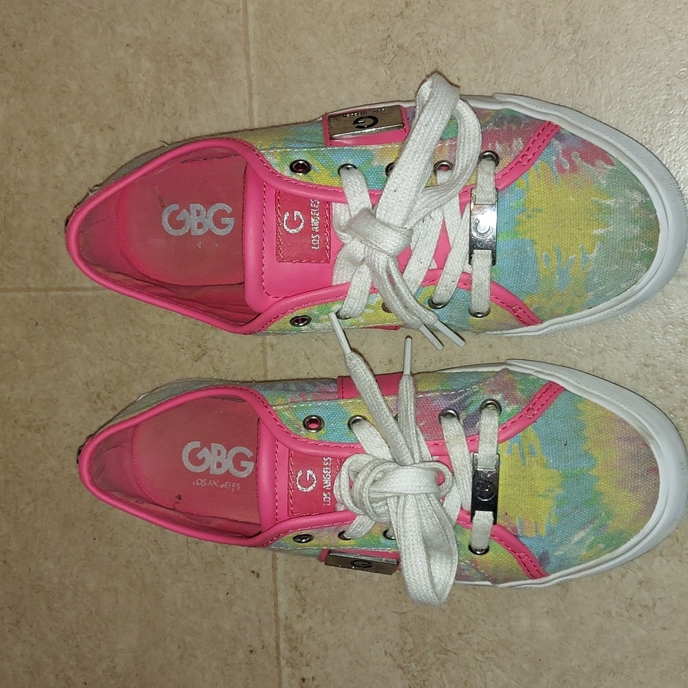 CBG Los Angeles Multi-colored Sneakers Athletic Shoes Size 7.5 M...